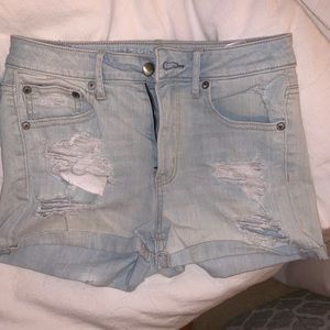 Ripped Jean Shorts American Eagle